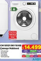 SEG CM 10121 INV 10 KG ÇAMAŞIR MAKİNESİ SEG CM 10121 INV 10 KG ÇAMAŞIR MAKİNESİ